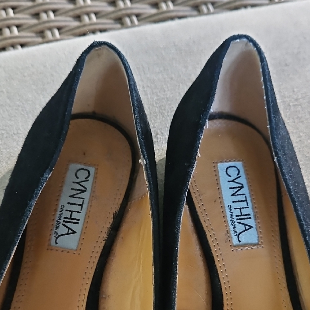Cynthia Rowley Floral Embroidered Women's Pointed Toe Flat Shoes 9.5 - Picture 8 of 13